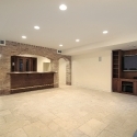 Basement with bar