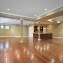 Basement with kitchen in new construction home