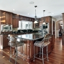 Kitchen in luxury home