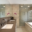 Master bath in luxury home